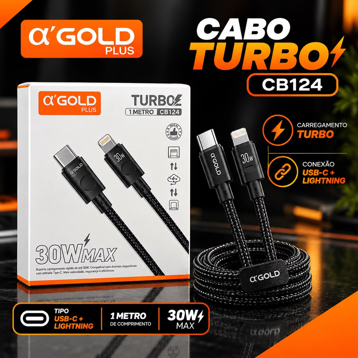 Cabo de Carregador CB124