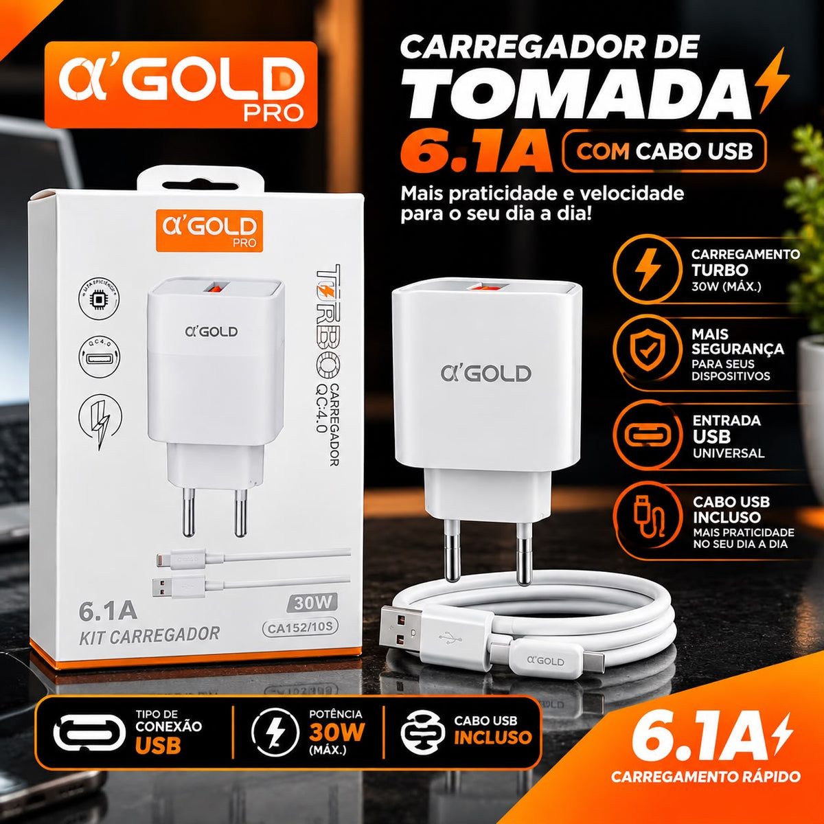 Kit Carregador CA15-2/ios